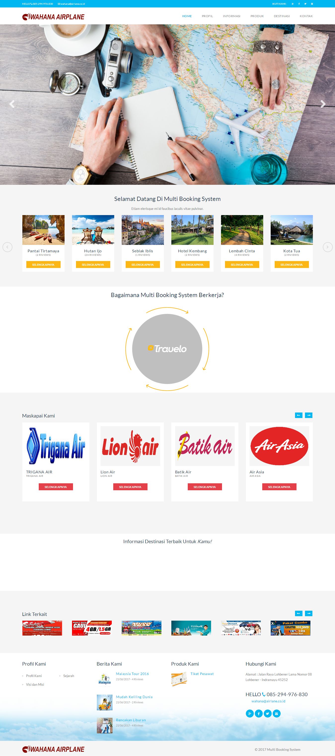 Website Perusahaan Airline